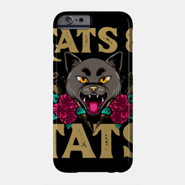 Cats And Tats Shirt Funny Ink Tattoo Gun Cat Lover Gift Cats