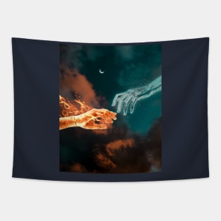 Fire And Ice Tapestry