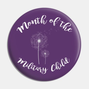 Month of the Military Child 2 Pin