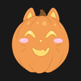 Happy Cat Pumpkin T-Shirt