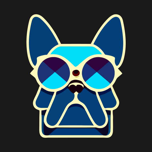 Frenchie Blue by unrefinedgraphics