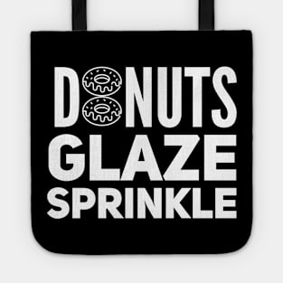 Donuts Glaze Sprinkle Tote