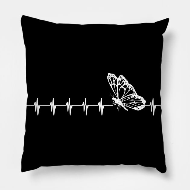 butterfly Pillow by Bianka