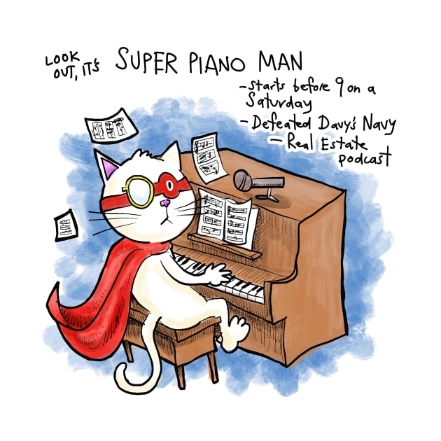 Dapper Cat - Super Piano Man by johnnybuzt