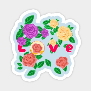 Love Blossoms Spectrum Magnet