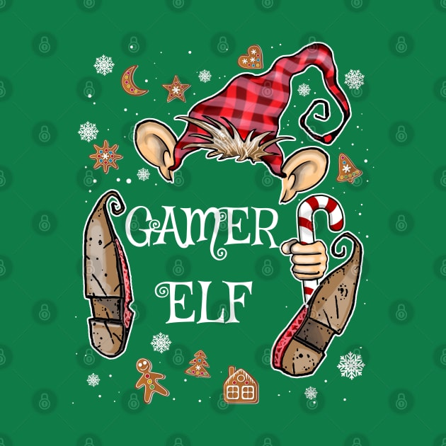 Cute Gamer Elf Xmas Gnome Costume by ArtedPool