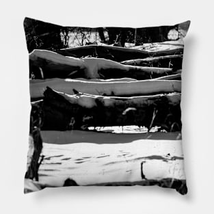 Winter in Black & White. Pillow