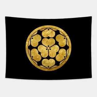 Chosokabe Mon Japanese samurai clan Tapestry