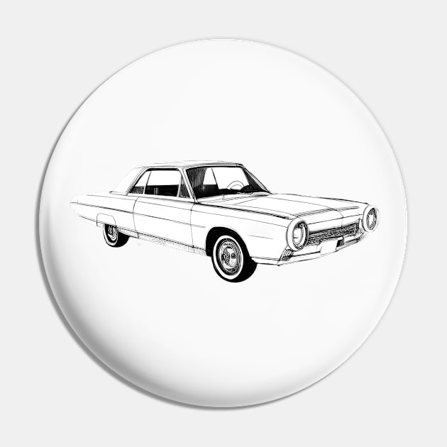 Chrysler Turbine Pin by CarTeeExclusives