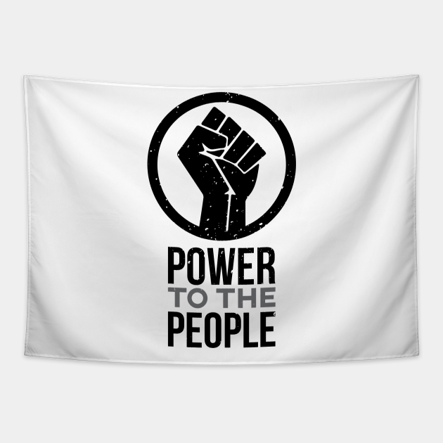 power to the people fist