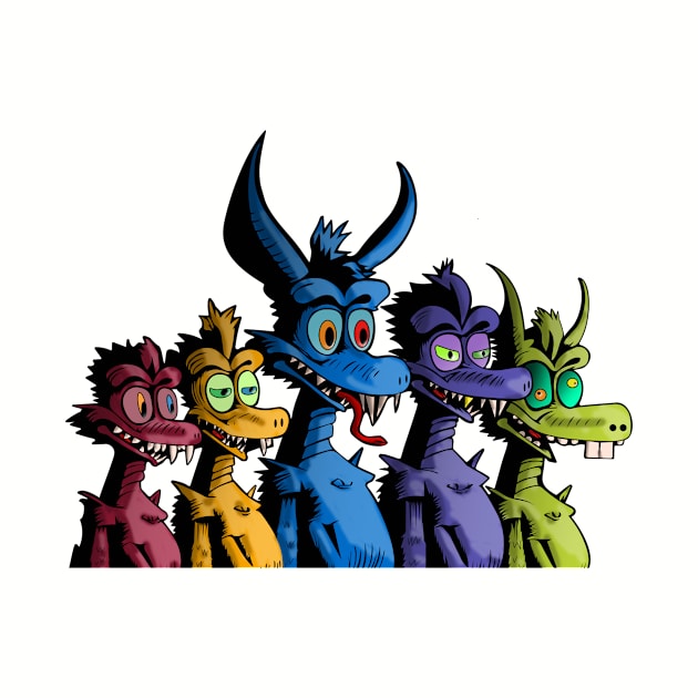 Funny Cartoon Monsters by Winningraphics