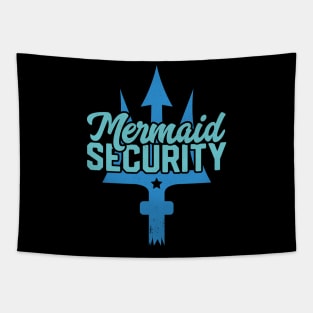 Merman Mermaid Security Swimmer Gift Funny Swimming Tapestry