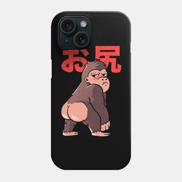 Butt Kong Cute Funny Monster Gift Phone Case by eduely