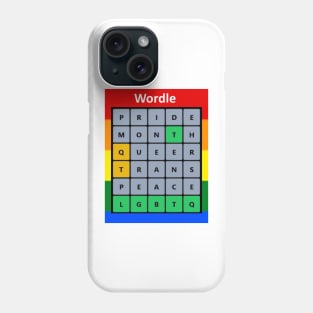 Gay Pride LGBTQ Wordle Phone Case