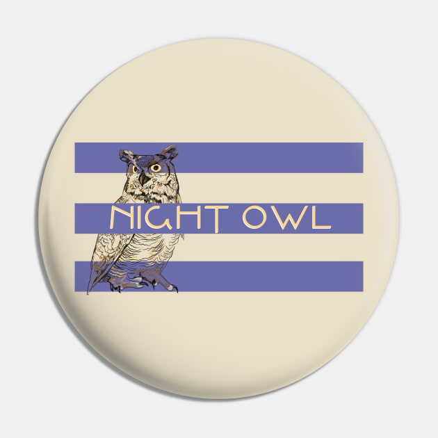 Night Owl Pin by ericamhf86