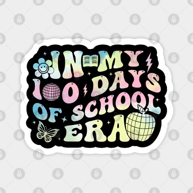 In My 100 Days of School Era Retro Smile 100th Day of School Magnet by davidwhite