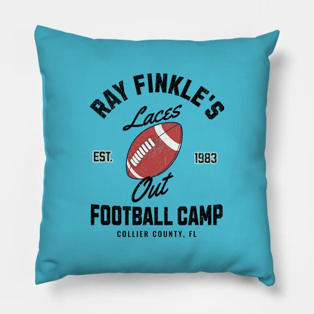 Ray Finkle's Laces Out Football Camp - Collier County, FL Pillow by BodinStreet