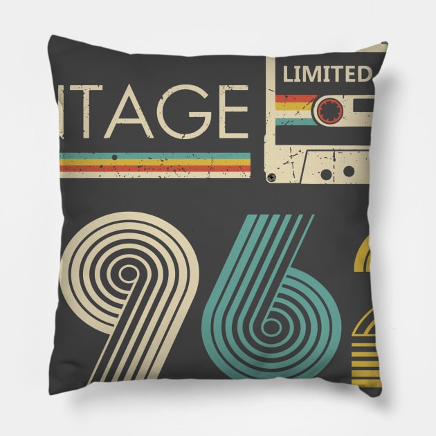 Vintage 1962 Limited Edition Cassette Pillow by louismcfarland