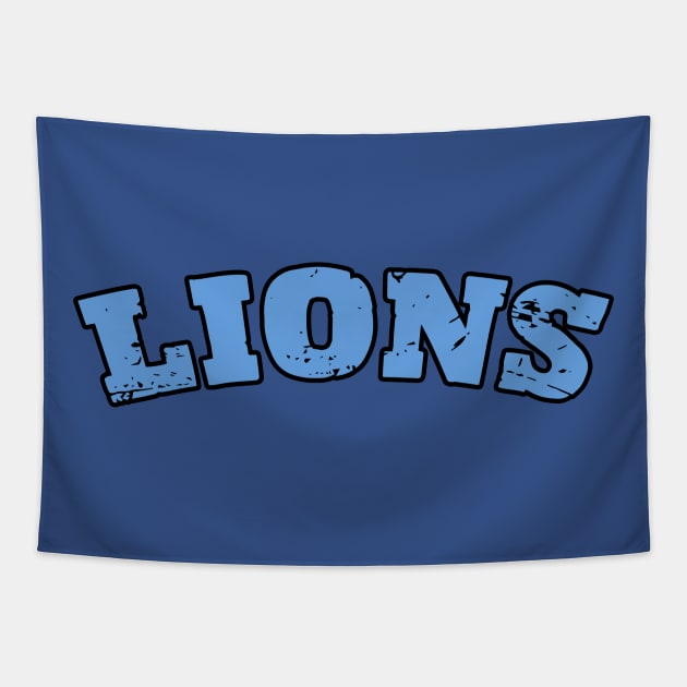 Lions Football Tapestry by aesthetice1