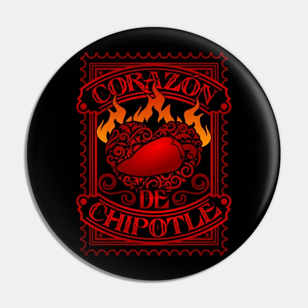 Corazon de Chipotle Pin by DrPeper