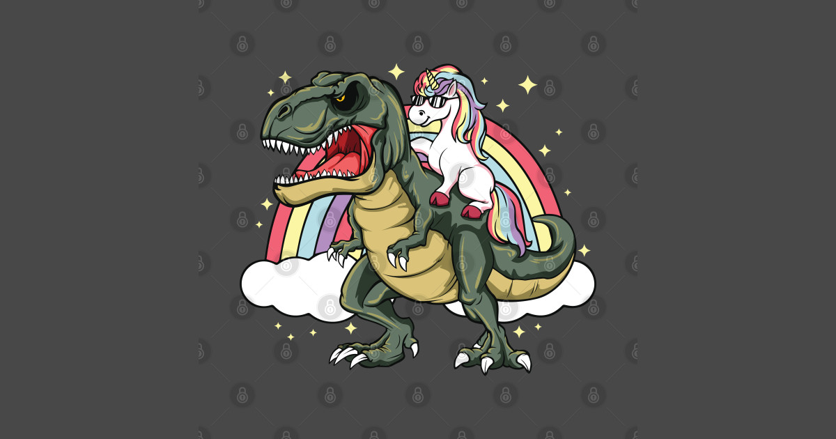 unicorn and dinosaur