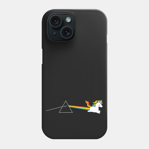 The dark side of the unicorn Phone Case by Rafu