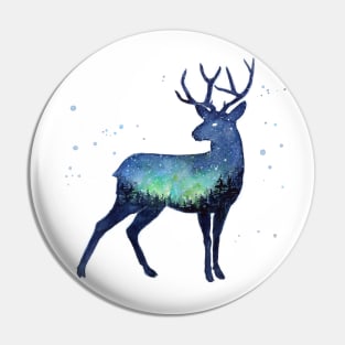Reindeer with Galaxy Pin