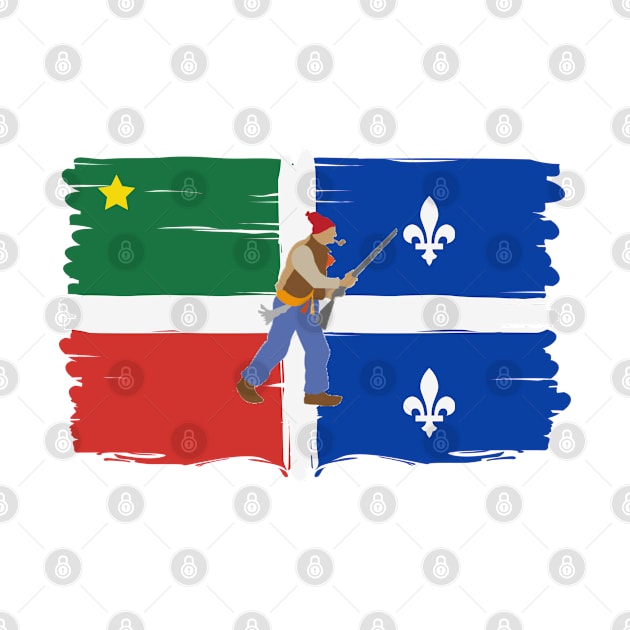 Drapeau patriote Quebecois by JulieVie Design