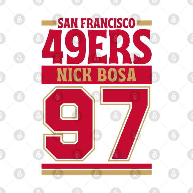 San Francisco 49ERS Bosa 97 Edition 3 by Astronaut.co