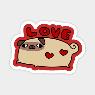 Love Pug Magnet