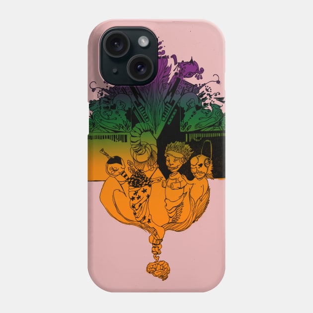 Brain storm Phone Case by xiaolindrawing