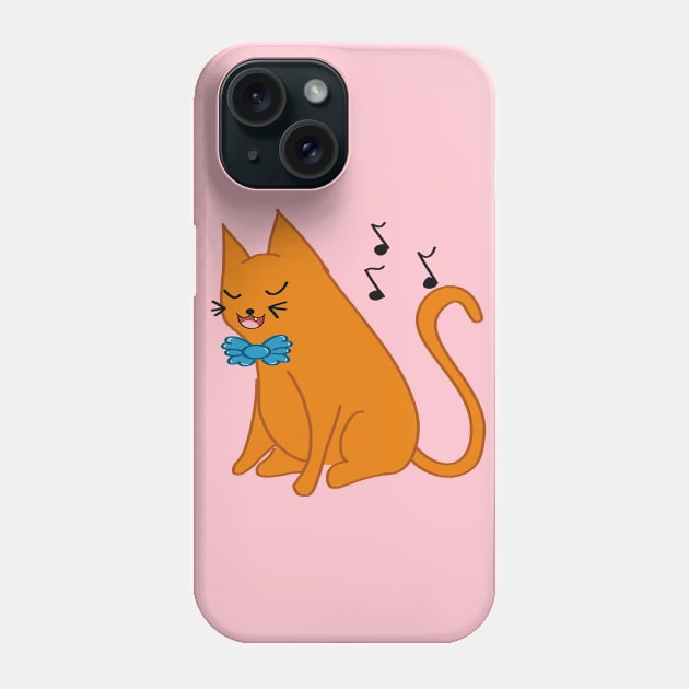 singing cat Phone Case by Joyouscrook