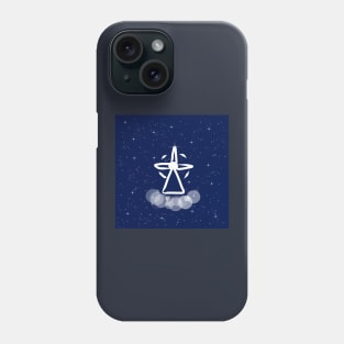 wind generator, energy, electricity, energy production, green energy, ecology, technology, light, universe, cosmos, galaxy, shine, concept Phone Case