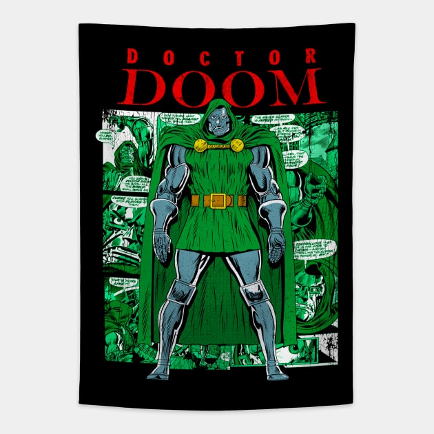 Doctor Doom Tapestry by OniSide