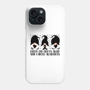 Gnome One Fights Alone Skin Cancer Awareness Phone Case