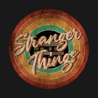 Stranger Things Vintage Circle Art T-Shirt