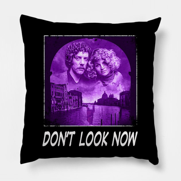 Mysteries Unveiled in Venice Don't Now Pillow by GodeleineBesnard