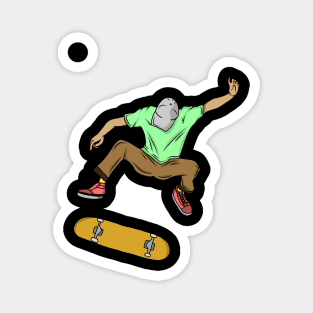 Skateboarding Magnet