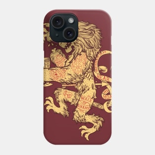 Lion Spoiler Crest Phone Case