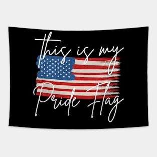 USA This is My Pride Flag Tapestry