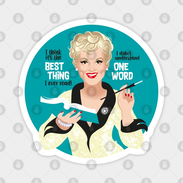 Judy Holliday Magnet by AlejandroMogolloArt