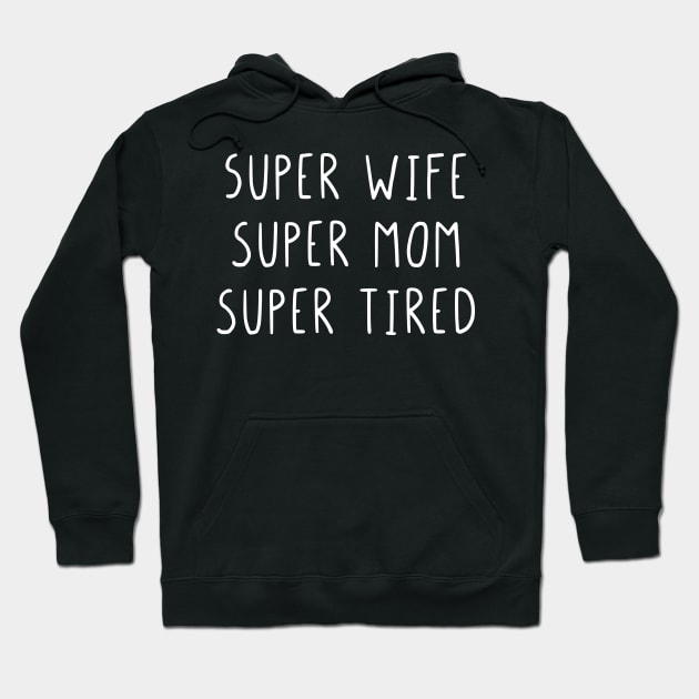 Supermom Black Half-Zip Hoodie