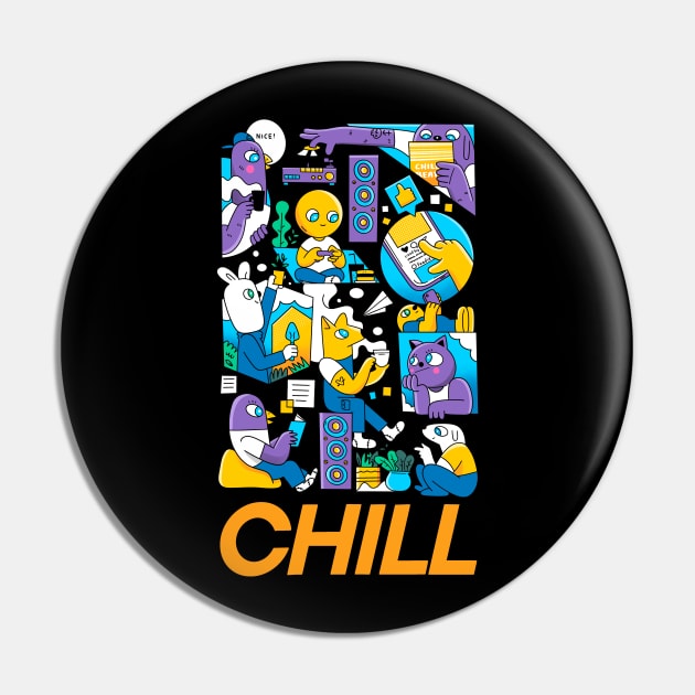 Chill Time Pin by geolaw