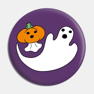 Ghost and Pumpkin Ghost Pin