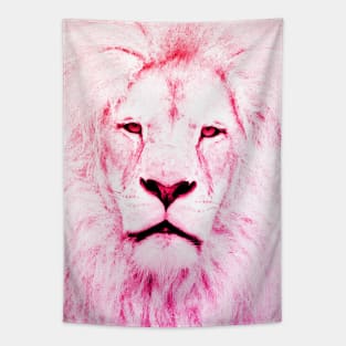 Lion Pink Tapestry