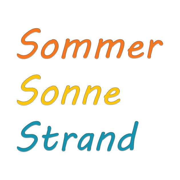 Sommer, Sonne, Strand by PandLCreations