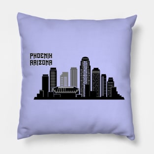 Phoenix Arizona skyline Pillow