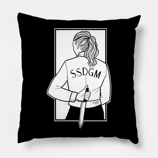 SSDGM Pillow by Amandahinrichs