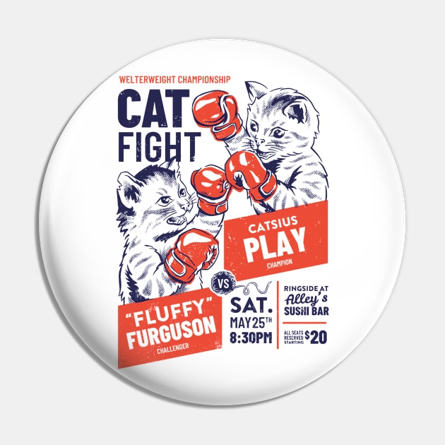 Cat Fight - Light Pin by CPdesign