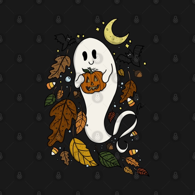 Halloween Ghostie by MoonstoneandMyth